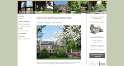 Desktop Screenshot of le-prieure-saint-aubin.com